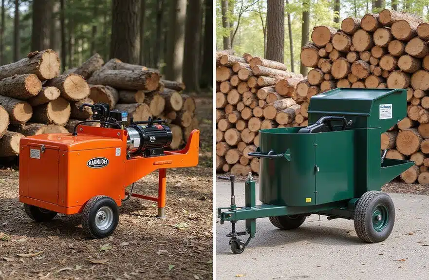 Holzspalter für Privat vs. Gewerbe 2 Wähle den Holzspalter weise aus