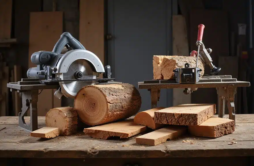 Kreissägen vs. Holzspalter – Was lohnt sich mehr? 1 Schneid- und Spaltungseffizienz