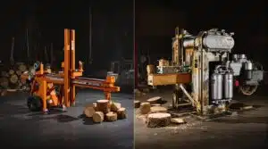 elektrische vs hydraulische Holzspalter