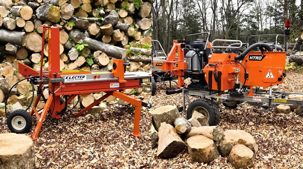 Elektrische vs. hydraulische Spalter