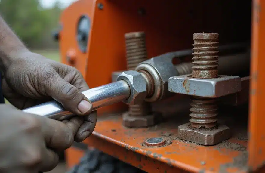 Wartung von Holzhäckslern – Schritt für Schritt 3 Befestigungsinspektion und -wartung