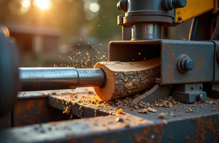Horizontaler Holzspalter: Technologie und Vorteile 1 horizontale Holzspalter-Mechanik