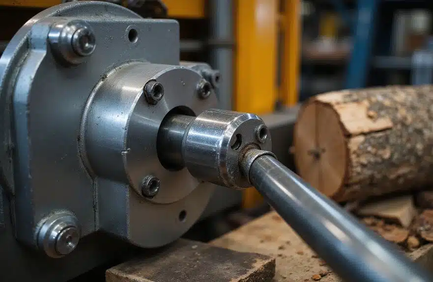 Horizontaler Holzspalter: Technologie und Vorteile 1 horizontale Holzspalter-Mechanik