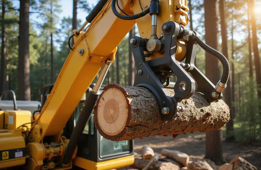 Holzgreifer mit Schnellkupplung – Neue Modelle 2 Vorteile von hydraulischen Kupplungssystemen