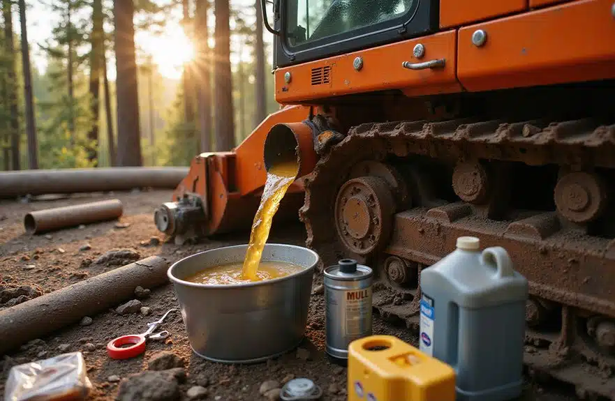 Ordnungsgemäßer Wechsel von Hydrauliköl in Forstmaschinen 1 Wartungsplan für Hydrauliköl