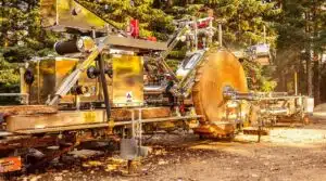 mobile Sägewerksbetriebe