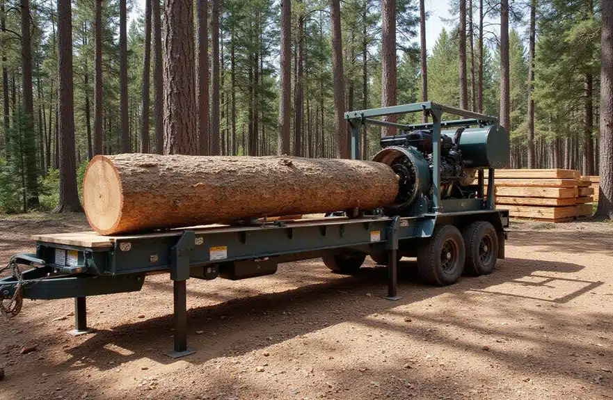 Mobile Sägewerke 1 mobile Sägewerk-Technologie-Fortschritte