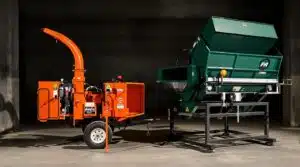 mobile vs stationäre Holzhäcksler