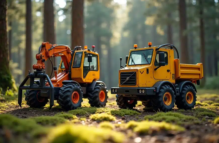 Einachsige Holztransportanhänger für kleine Forstbetriebe im Vergleich 2 modulares Design für Flexibilität