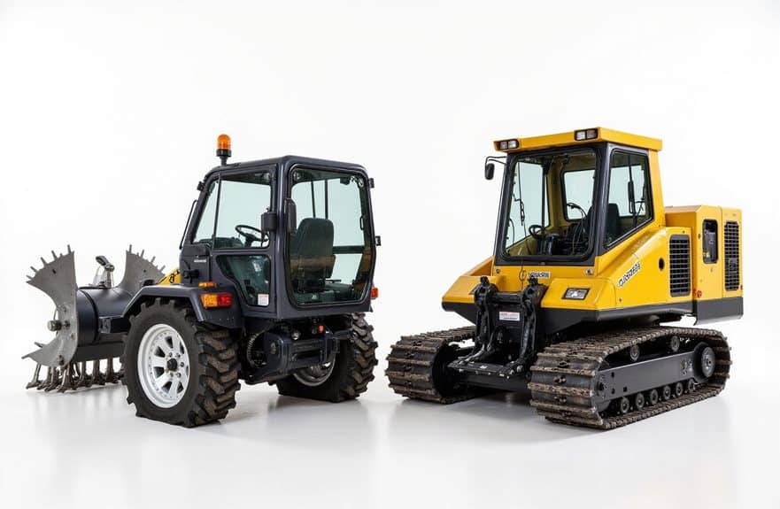 Mulchtechnologie-Design-Vergleich