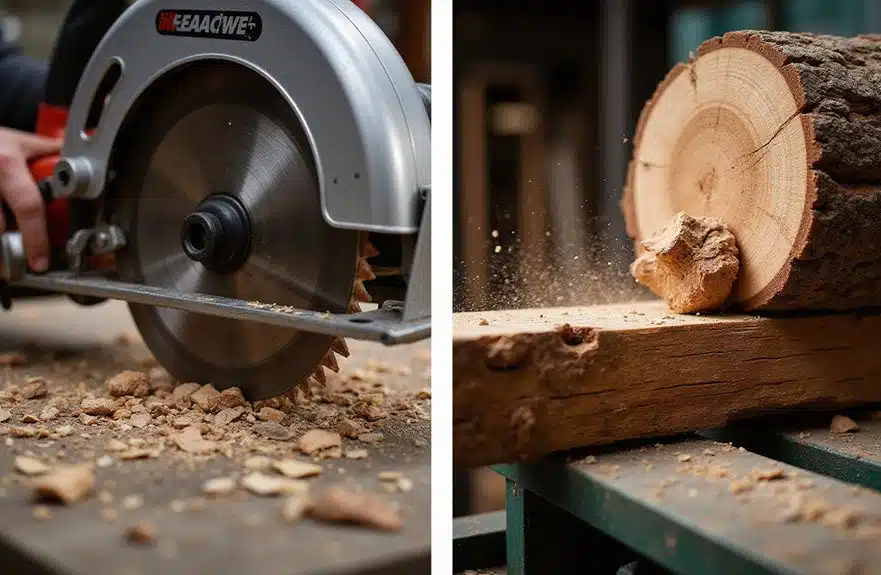 Kreissägen vs. Holzspalter – Was lohnt sich mehr? 1 Leistung und Schneidkapazität