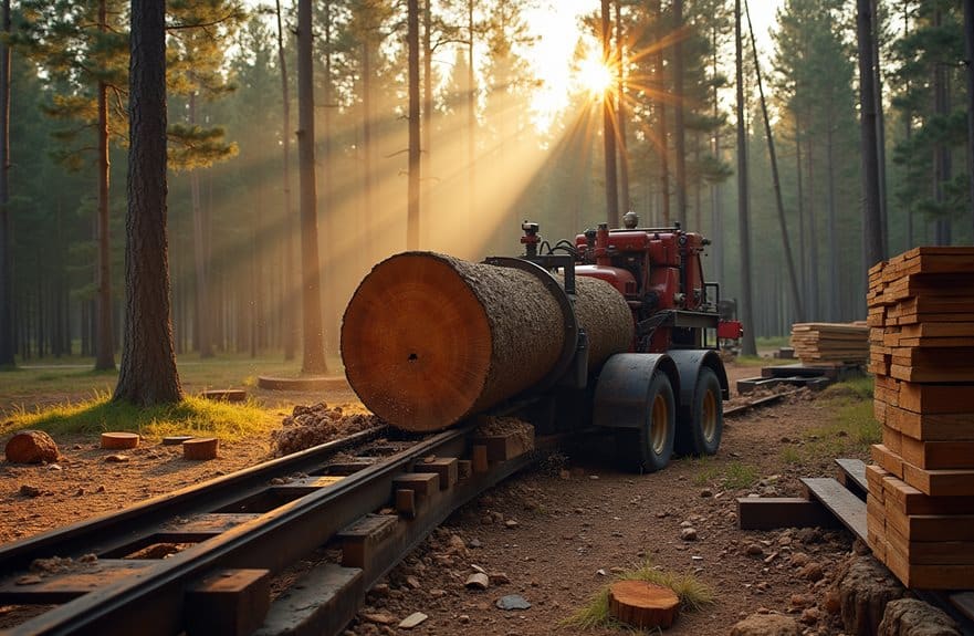 tragbare Sägewerk-Technologie-Fortschritte