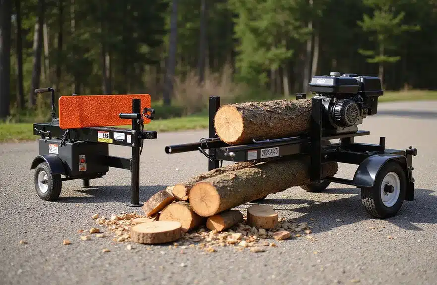 Holzspalter für privat vs. gewerblich 1 Stromquellen und Anforderungen