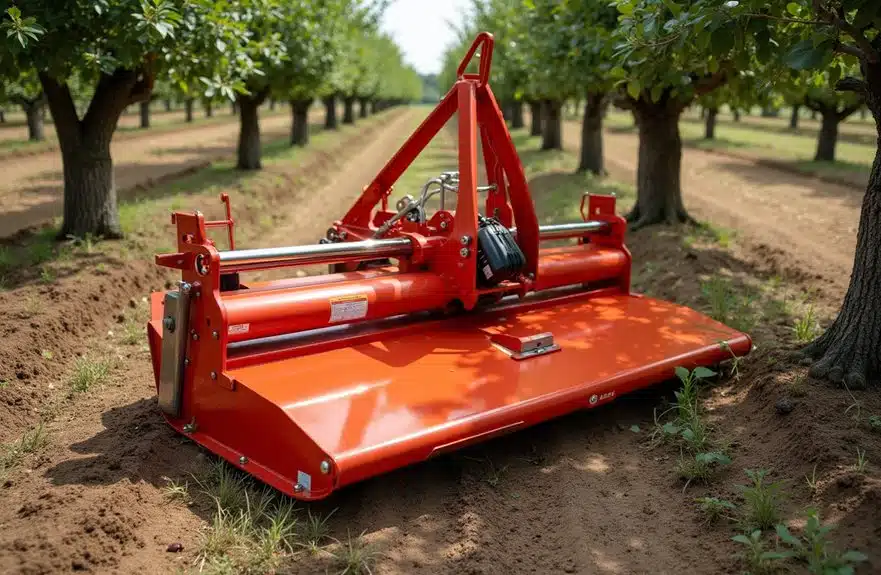 Schlegelmäher im Obstbau 1 Präzisionsmulchen für Obstgärten