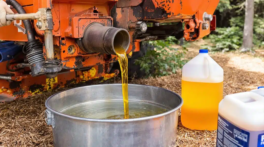 ordnungsgemäßer Hydrauliköl-Austausch