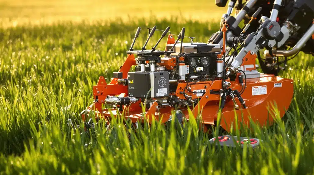 ferngesteuerte Mähtechnologie