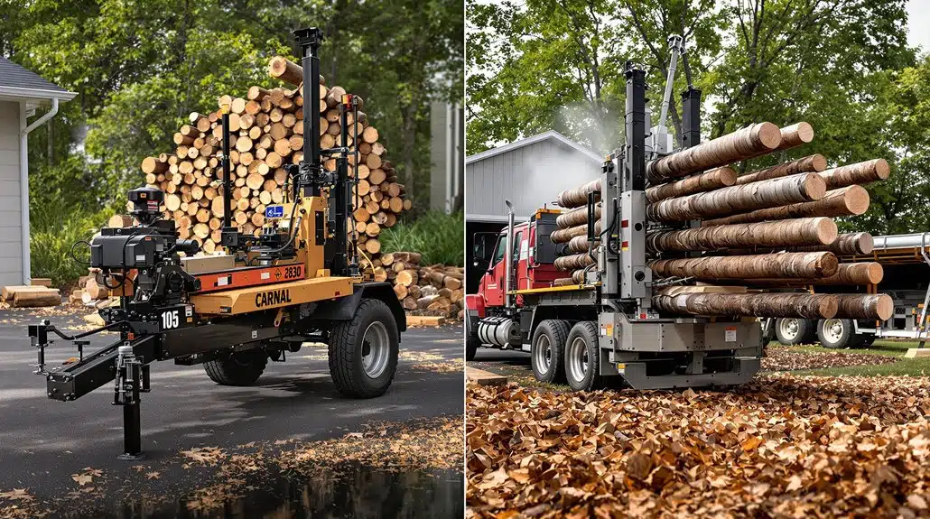 Holzspalter für Privathaushalte vs. gewerbliche Holzspalter