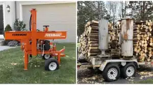 Wohnbereich vs gewerbliche Holzspalter