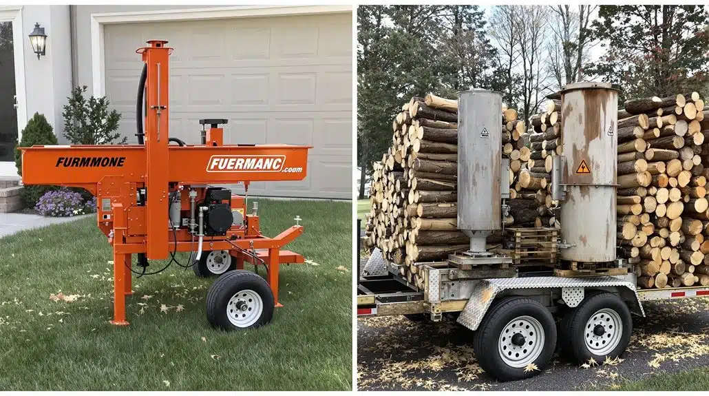 Wohnbereich vs gewerbliche Holzspalter