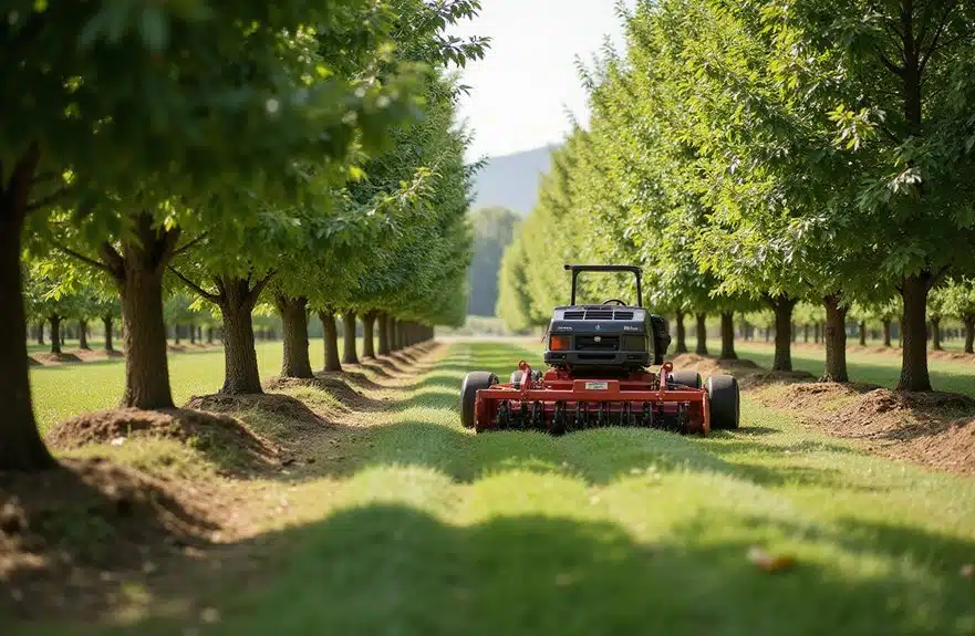 Schlegelmäher im Obstanbau 2 robuste Obstgarten-Mähvorteile