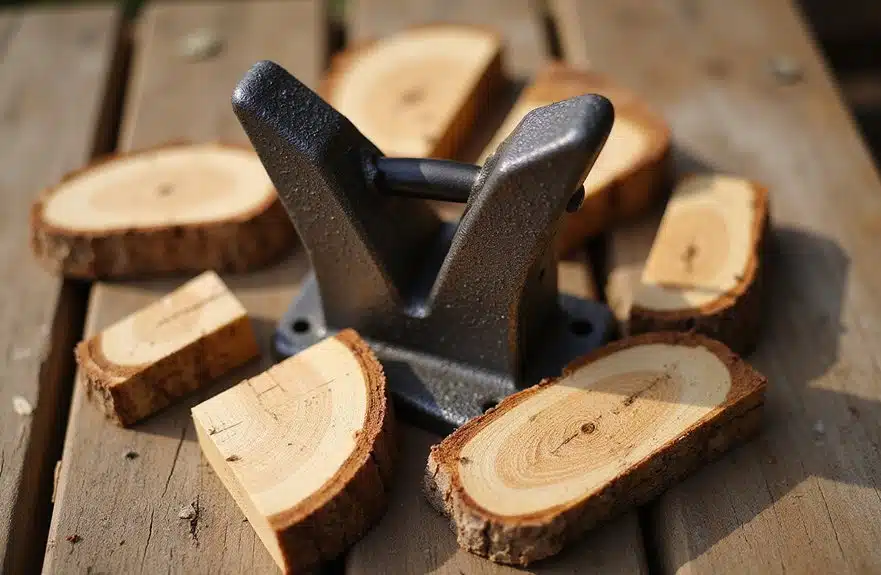 sicheres manuelles Holzspalten