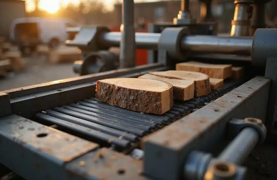 Holzspalter mit Förderband – Vorteile 3 nahtlose Arbeitsablauf-Effizienzsteigerung