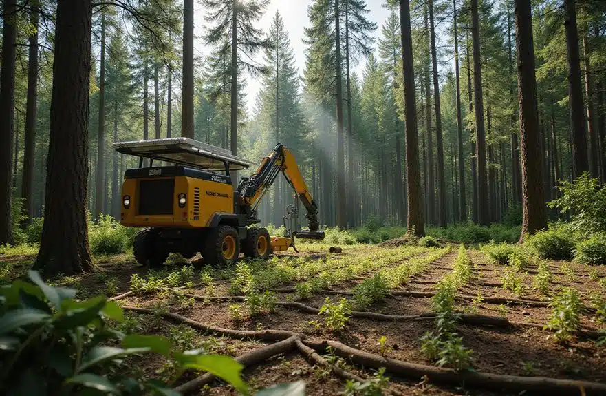 CO2-neutrale Forsttechnologie – Entwicklungen 2 strategische Aufforstung Kohlenstoffbindung