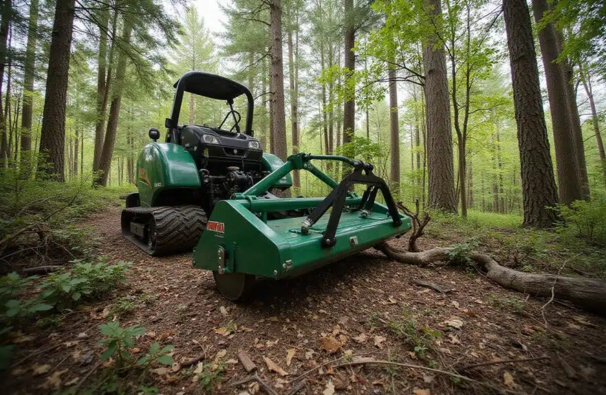 Schlegelmäher für Rasenpflege im Wald 1 vielseitige Waldmähtechnologie