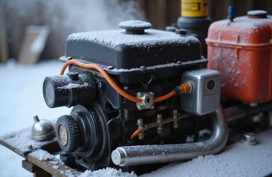 Wesentliche Wintervorbereitung für den Motor