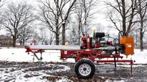 Winterinspektion für Holzspalter