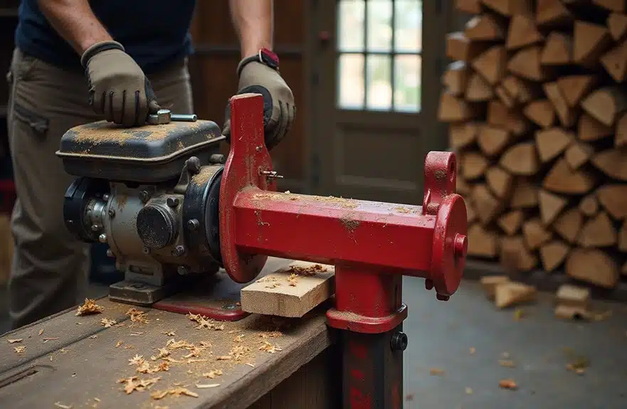 Winterprüfung für Holzspalter 1 Tipps zur Vorbereitung der Winterlagerung