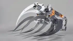 Holzgreifer mit Schnellkupplung