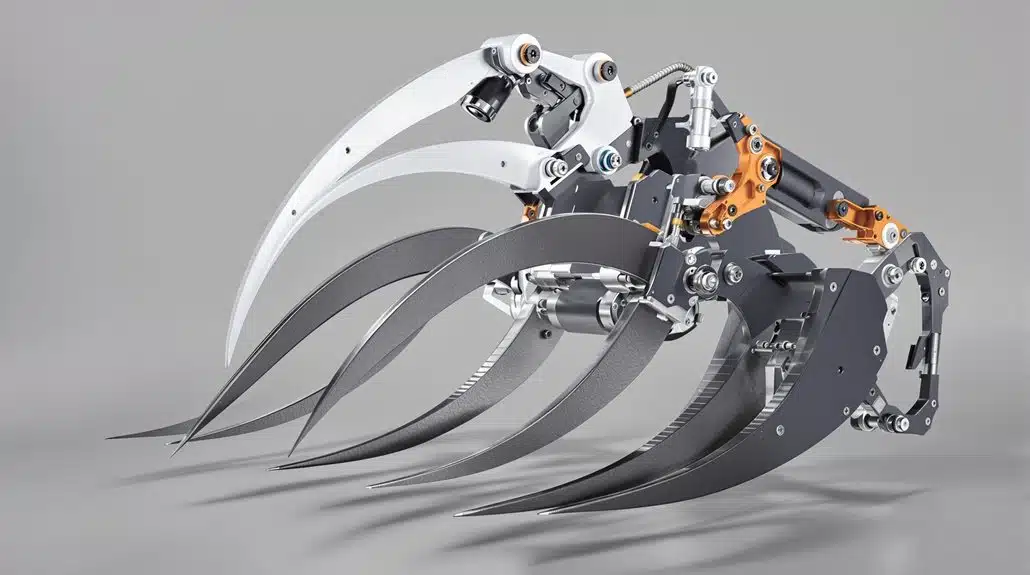 Holzgreifer mit Schnellkupplung