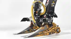 Holzgreifer mit Schnellkupplung