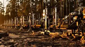 Holzspalter für Großunternehmen