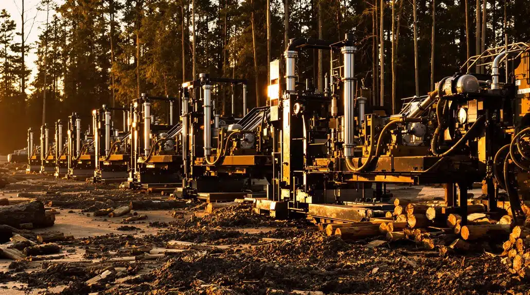 Holzspalter für Großunternehmen