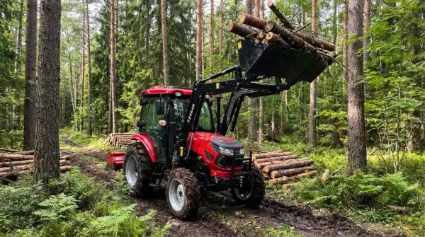 Lovol M504 mit Frontlader – 50 PS Allradtraktor für Hof, Forst und Kommune
