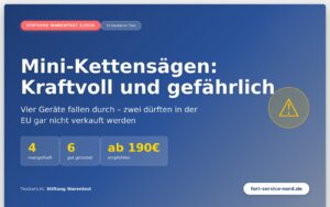 Mini-Kettensägen im Test